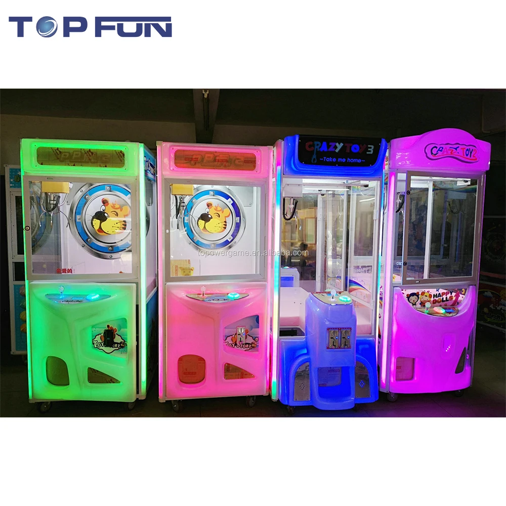 Factory Direct Supply Small Toys Plush Doll Crane Machine Playground Game Center Coin Operated Crane Claw Machine For Sale