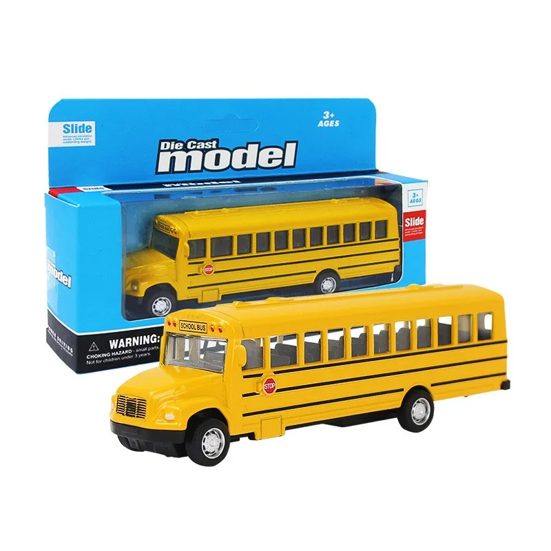 Высокоскоростная Модель горки игрушечный автобус для детей из сплава HN862972