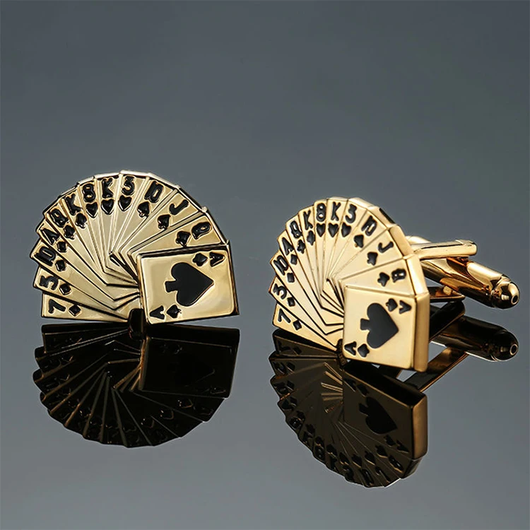 cufflink set Customised Logo Metal Cuff Links Men button cufflink