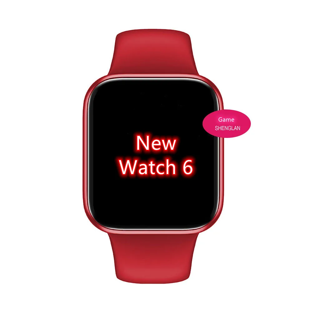 Смарт-часы Reloj inteligente 2021, 6 новых мини-игр, кодер, вращающаяся кнопка, пользовательские обои, серия 6, Смарт-часы