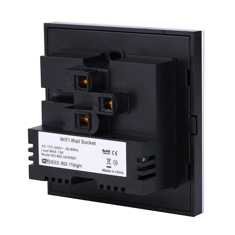 Support Voice Control Power Point UK Standard 5Pin universal Wifi Socket Compatible Alexa&Google Home