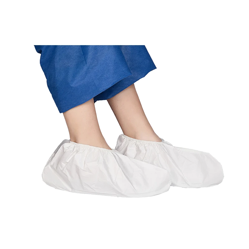 China ISO 9001 Manufacturer Customized Medical Antistatic Polypropylene Waterproof Disposable PE Shoe Covers