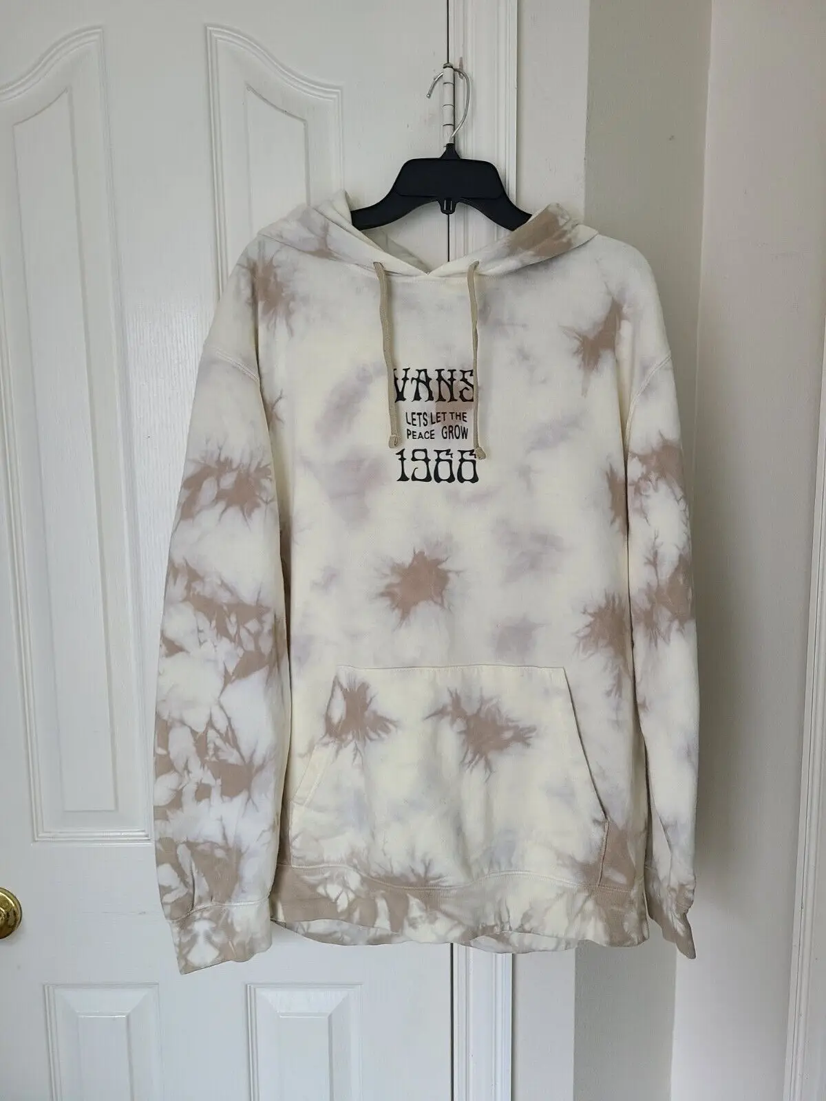 Китайский изготовиттель нестандартных бежевый тай-дай Толстовка 100% хлопок 380gsm логотип трафаретной печати спортивные толстовки с капюшоном