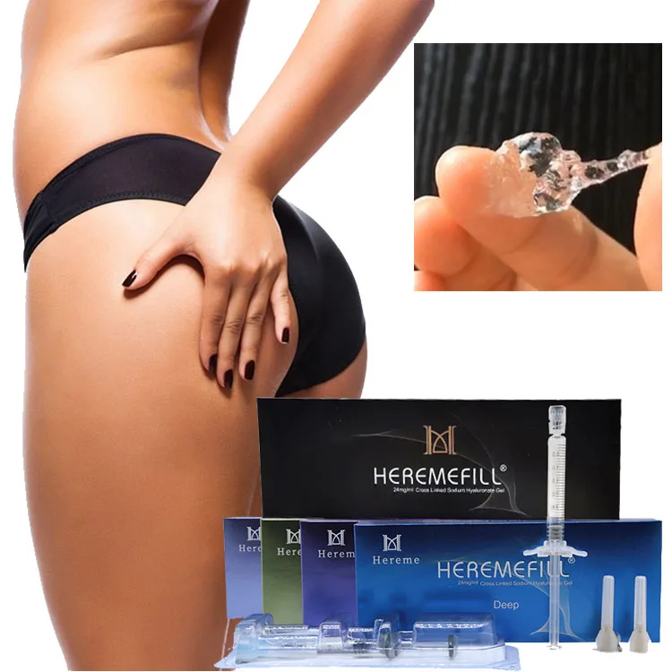 Дермальный наполнитель Heremefill, инъекции гиалуроновой кислоты для ягодиц, коллаген, гель для увеличения ягодиц