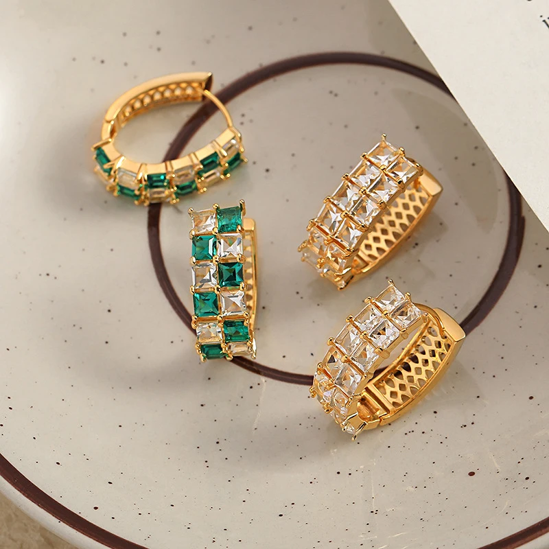 Fine Jewelry Manufacturer 14K 18K 0.5 1 Micron Platinum Gold Plated 925 Silver Custom Jewelry Necklace Earrings Ring