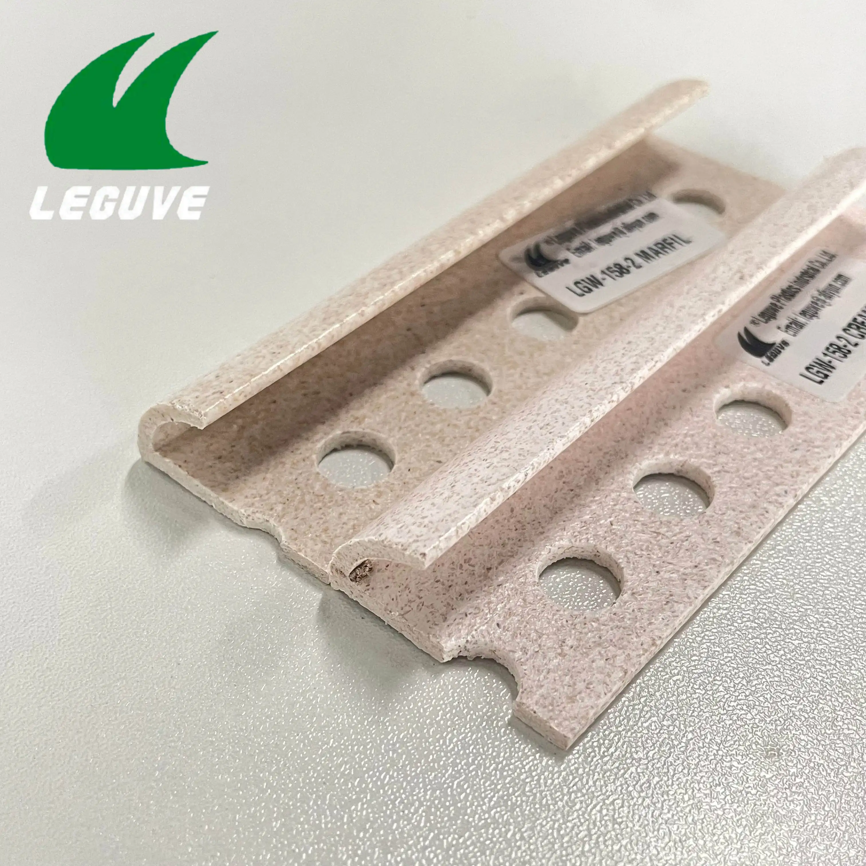 Leguwe WPC edges corners wood composite plastic side covers for decking floor