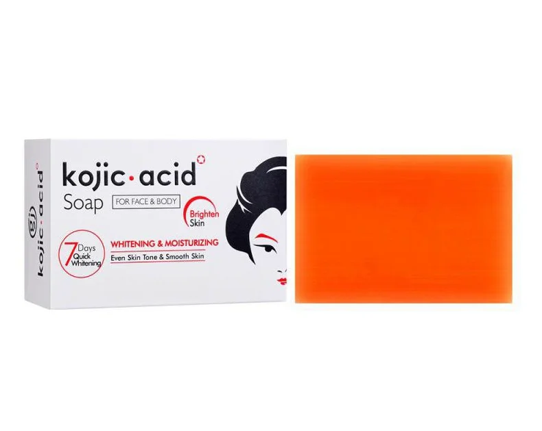 Private Label Skin Brightening and Lightening Soap Set Custom Solid Body and Face Whitening Turmeric Papaya Kojic Acid Formula