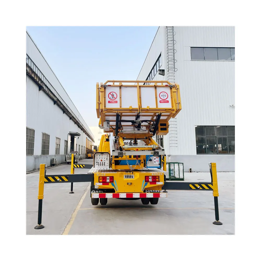32m Lift Platform High-altitude Transportation Ladder Lift Truck Car