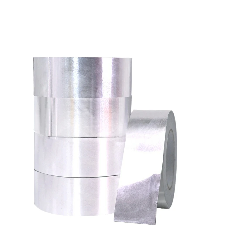 backed roll high super strong self adhesive temperature aluminum foil duct Aluminum Foil Adhesive Tape