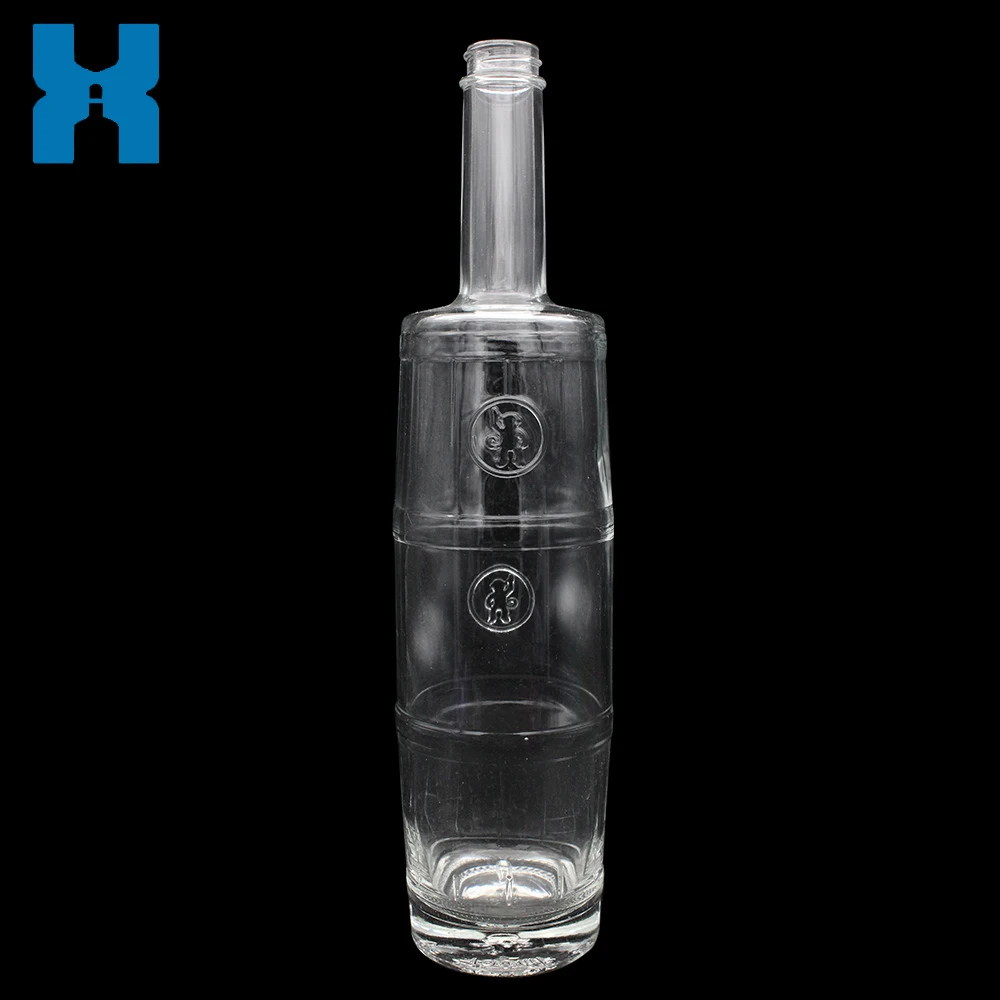 Mini empty bottles Fancy Glass Liquor Bottle Hand Blown Glass Dragon Shape Liquor Bottle Round