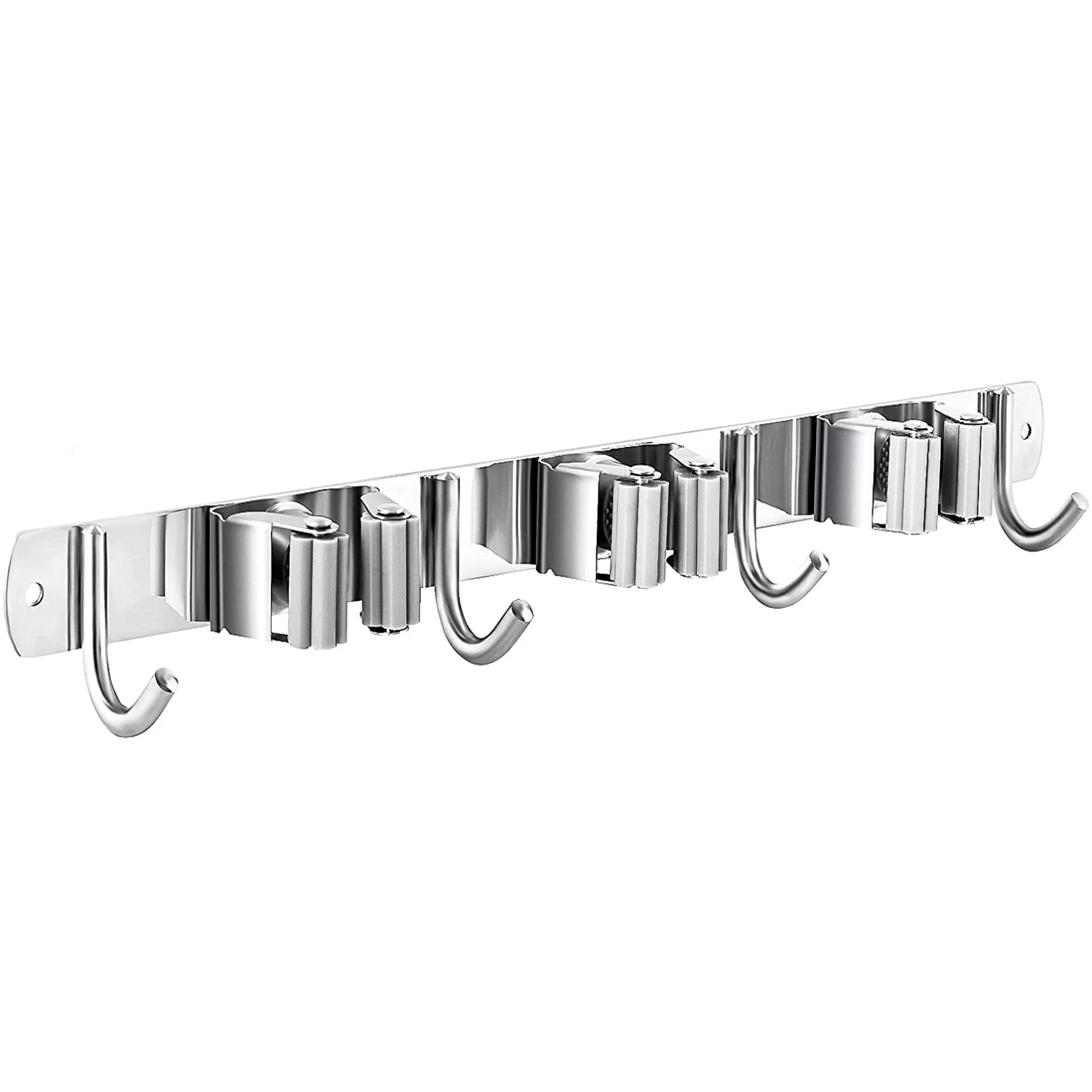 Punching free multifunctional stainless steel mop holder broom holder broom  organizer