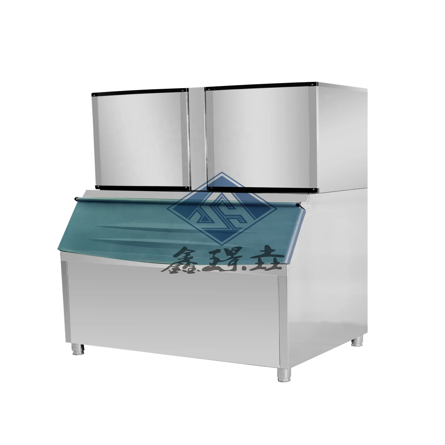 Ice cube making machine commercial  industrial cube ice making machine