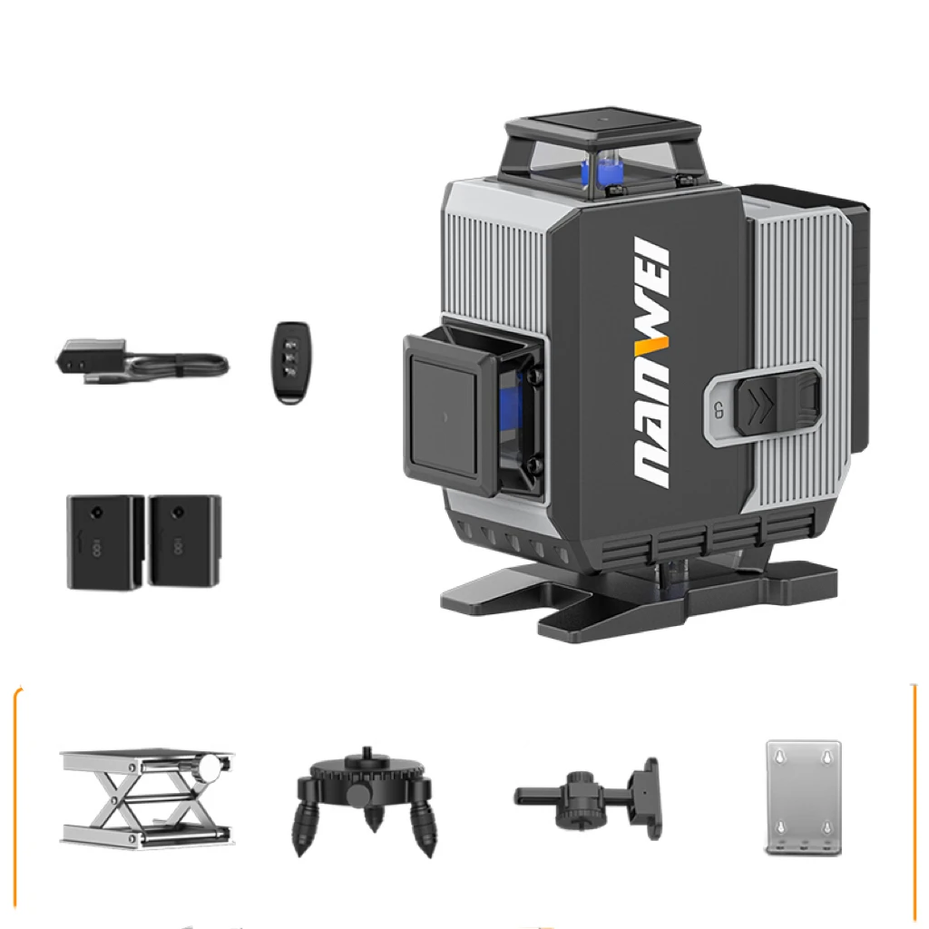 NANWEI Accurate Measurement Of Indoor And Outdoor Laser Level 16 Lines 4d Self-leveling 360