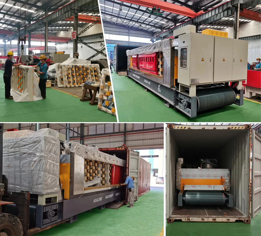 Hualong Machinery 24 heads granite polishing machine for Resin Line granite polishing with 12-24 heads high speed