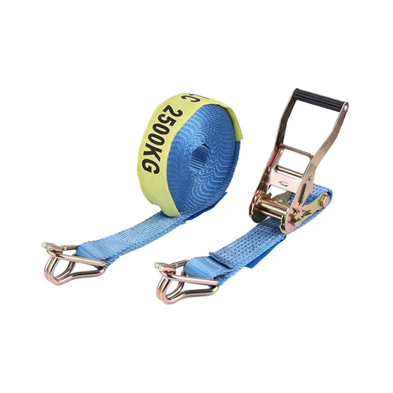 Wholesale Ratchet Tie Down Car Truck Binding Cargo Lashing Belt Ratchet Tie Down Straps