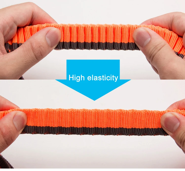 Truelove wholesale soft nylon dog rope leash adjustable hands free walking bungee leash for pet dog