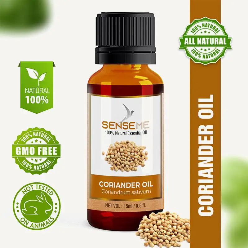 Coriander oil Manufacturer 100 % Pure & Organic With Private Label Bulk Supplier High Quality From Indian Exporters