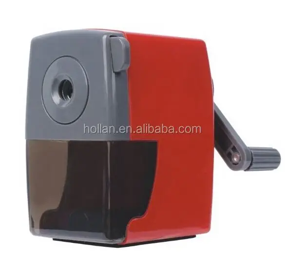 Пластиковая детская ручная настольная точилка для карандашей