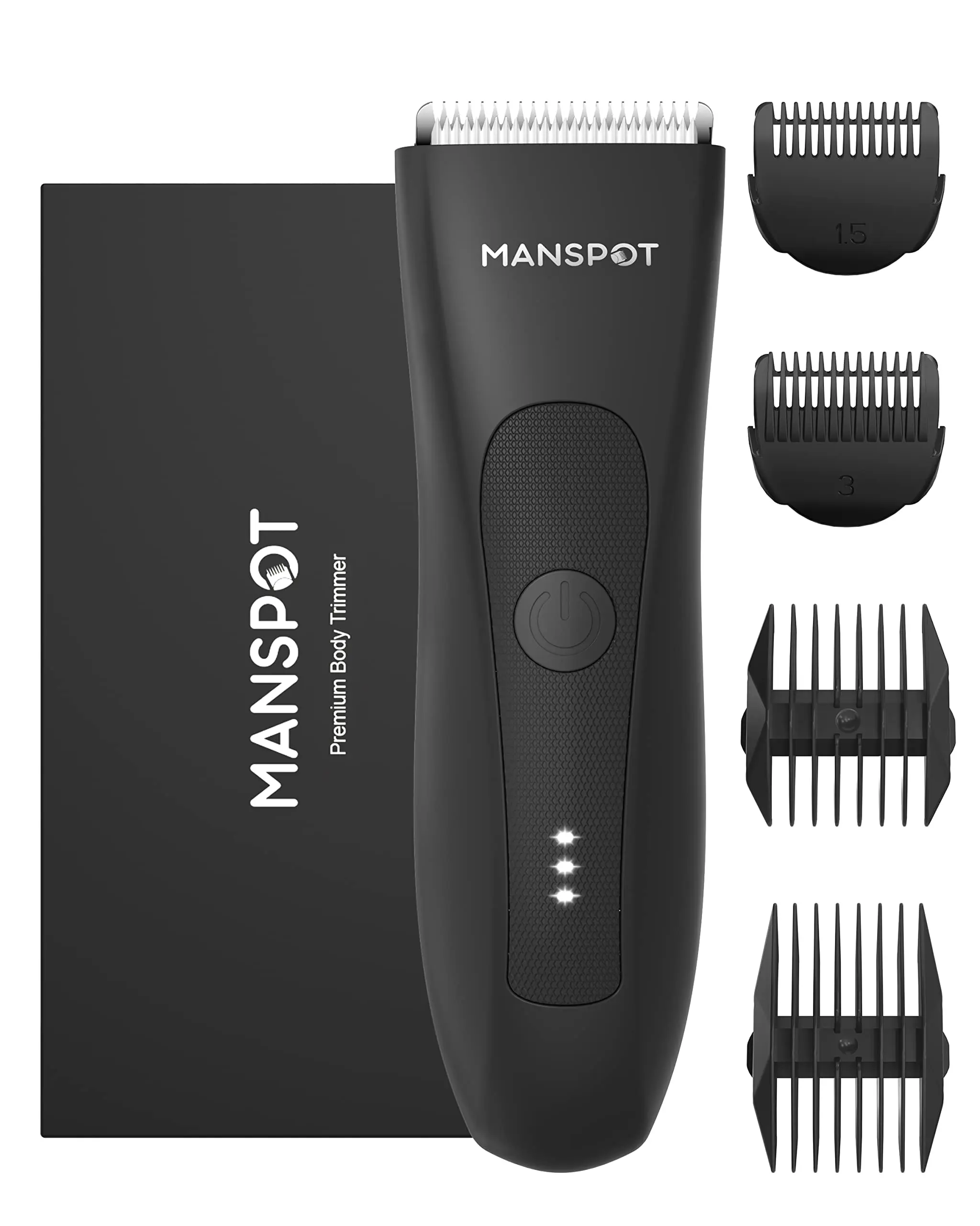 Body Hair Trimmer for Men, Bikini Trimmer for Women, Waterproof & Rechargeable Body Groomer