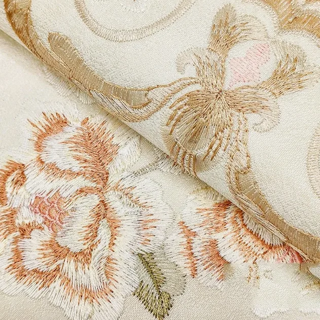 Prompt Delivery Seamless Embroidered Wall Covering Living Room TV Background Wall Thickening Bedroom Design Wallpaper