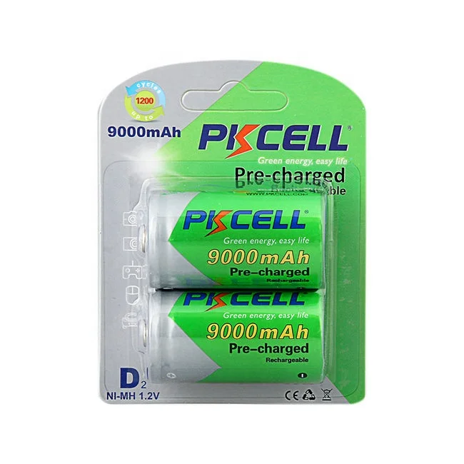 Ni-Mh ready to use rechargeable battery D9000 size 1.2v 9000mAh for solar light
