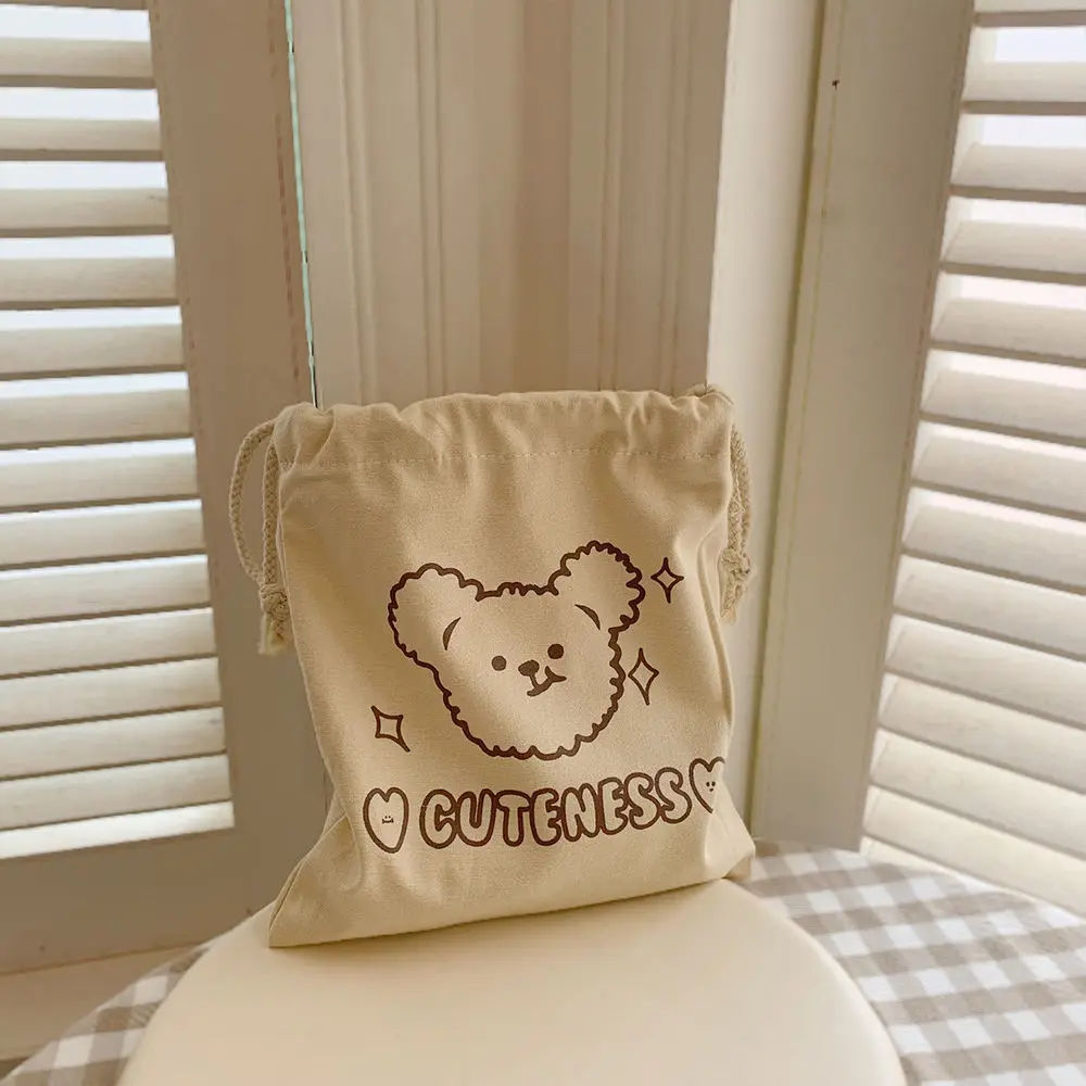 
Custom cotton gift bag friendly white jewelry pouch supplier 