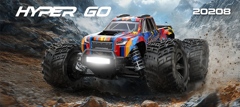 MJX 20208RC Car 2.4G 1/20 Brushless High Speed 39KM/H RC Truck Vehicles Toys Christmas Gifts VS N518 104010 184006