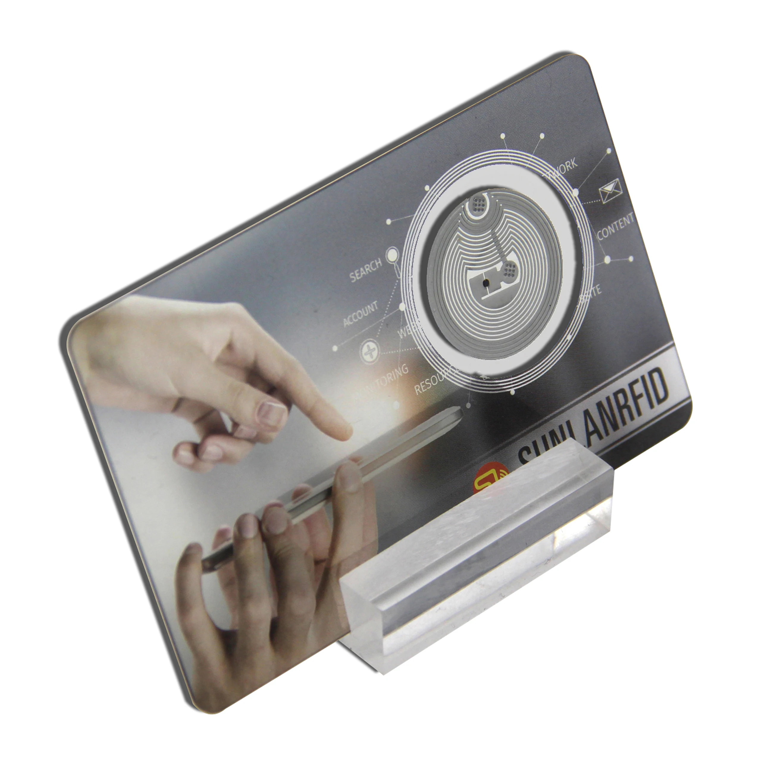  Размер кредитной карты Hico /Loco пластиковая ПВХ Rfid магнитная полоса