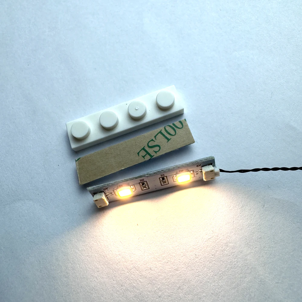 Строительные блоки детали для мелкого освещения Светодиодная лента USB человеческий световой меч DIY строительные освещение улицы