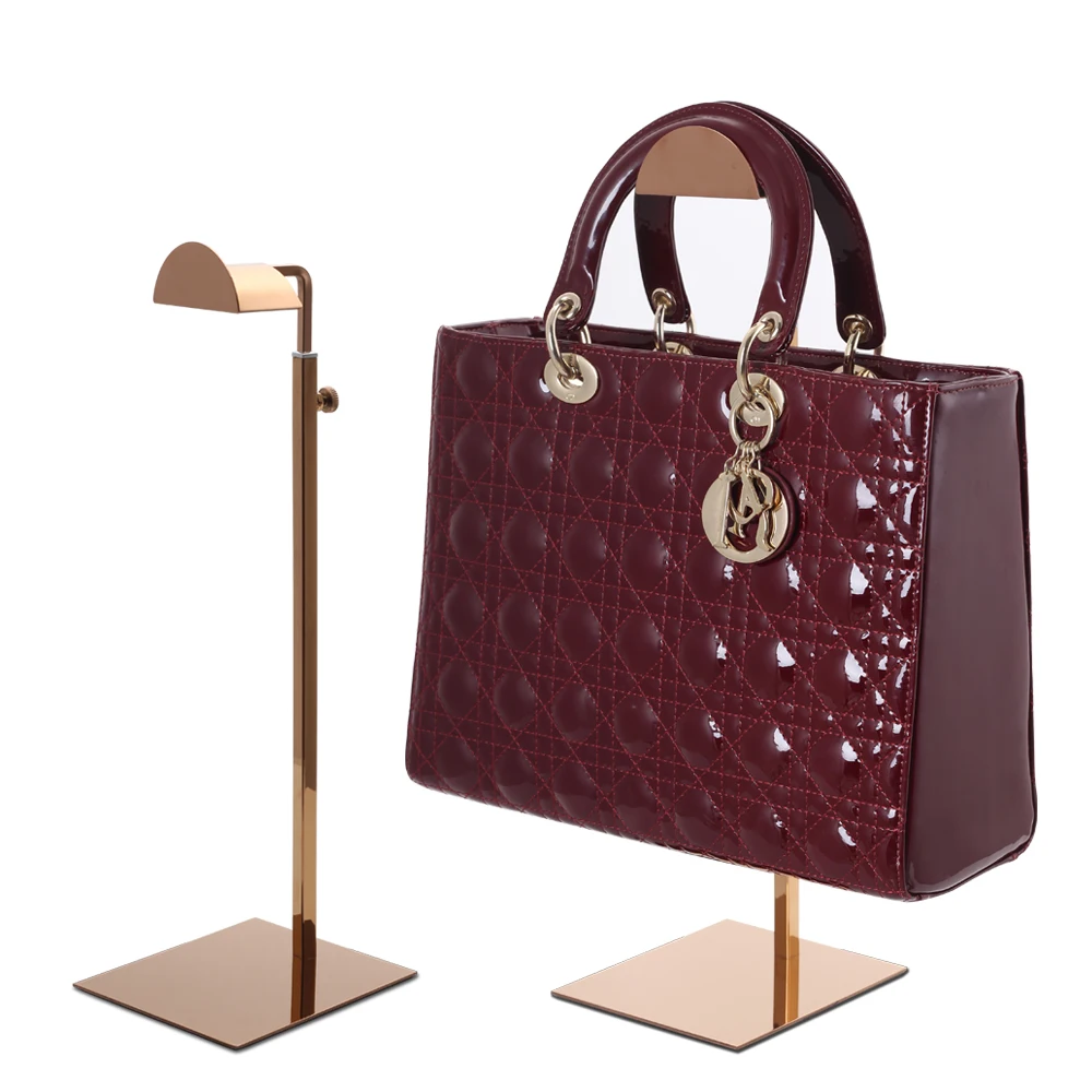Hand Bag Display Holder Stand Hanging Rack Women Purse Handbag Display Holder Stand for Retail Shop