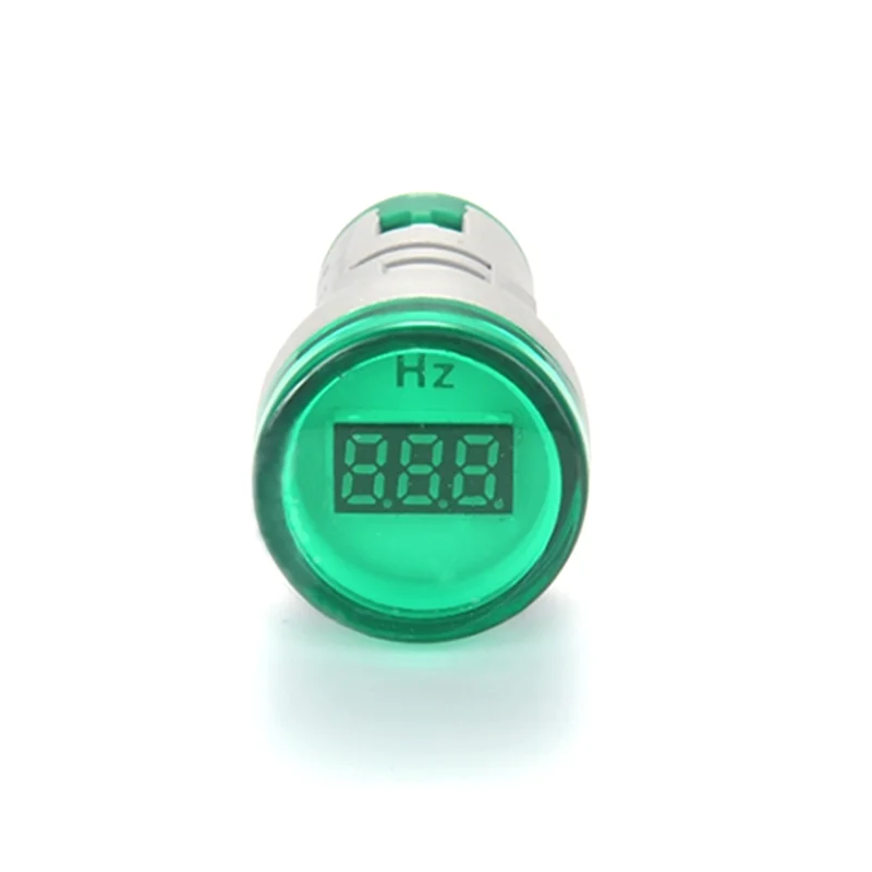 Low Cost Lights 22Mm Led Round Mini Digital Display Hertz Frequency Meter Ac220V Indicator Lamp