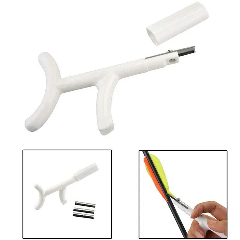 Archery Feather Scraper Wood Carbon Arrow Clean Arrow Feather Removal Tool Shaving Device Bow Arrow Shooting Hunting Accessories