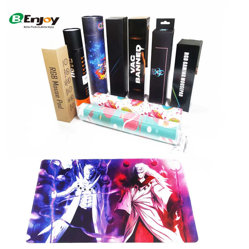 Custom Full Colour Design Print XXL Large Polyester Fabric Anti-Slip Rubber Neoprene Desk Game Gaming  Play Mat Playmat Mousepad