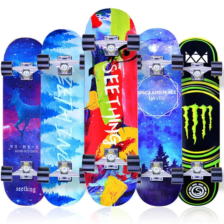 Hot Sell Complete Skateboards Beginners Kids Boys Girls Outdoor Teenager Skate Board