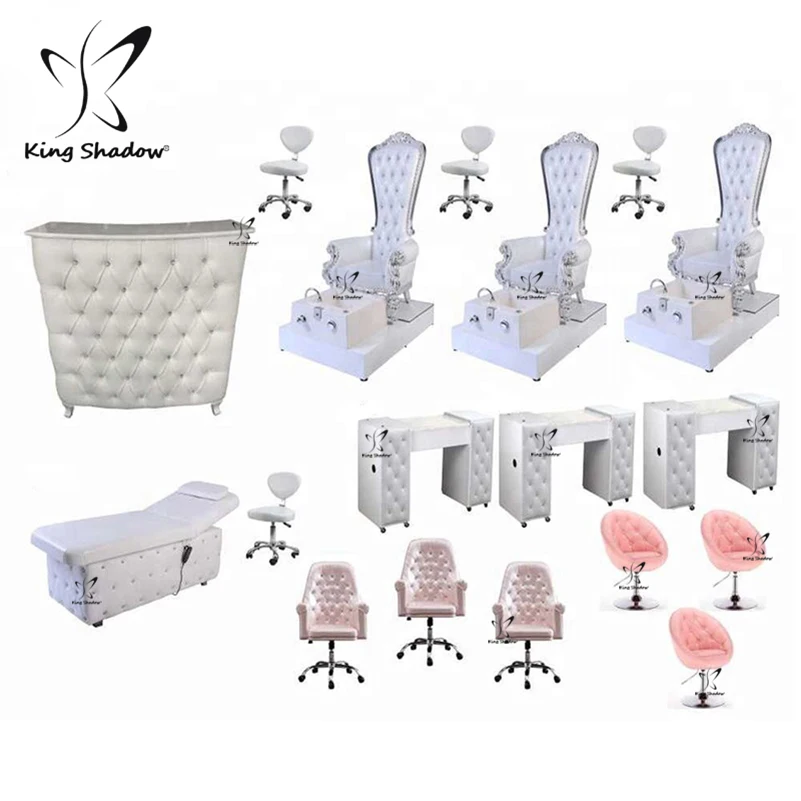 Modern Spa Beauty Salon Polish Furniture Portable Dryer Nail Manicure Station Table With Vent