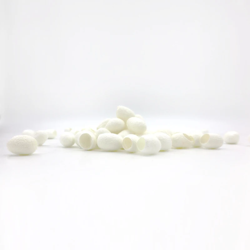 100% Pure Skin Care Natural Raw Cocoon Silk Luxury Mulberry Silk Fabric Cocoon