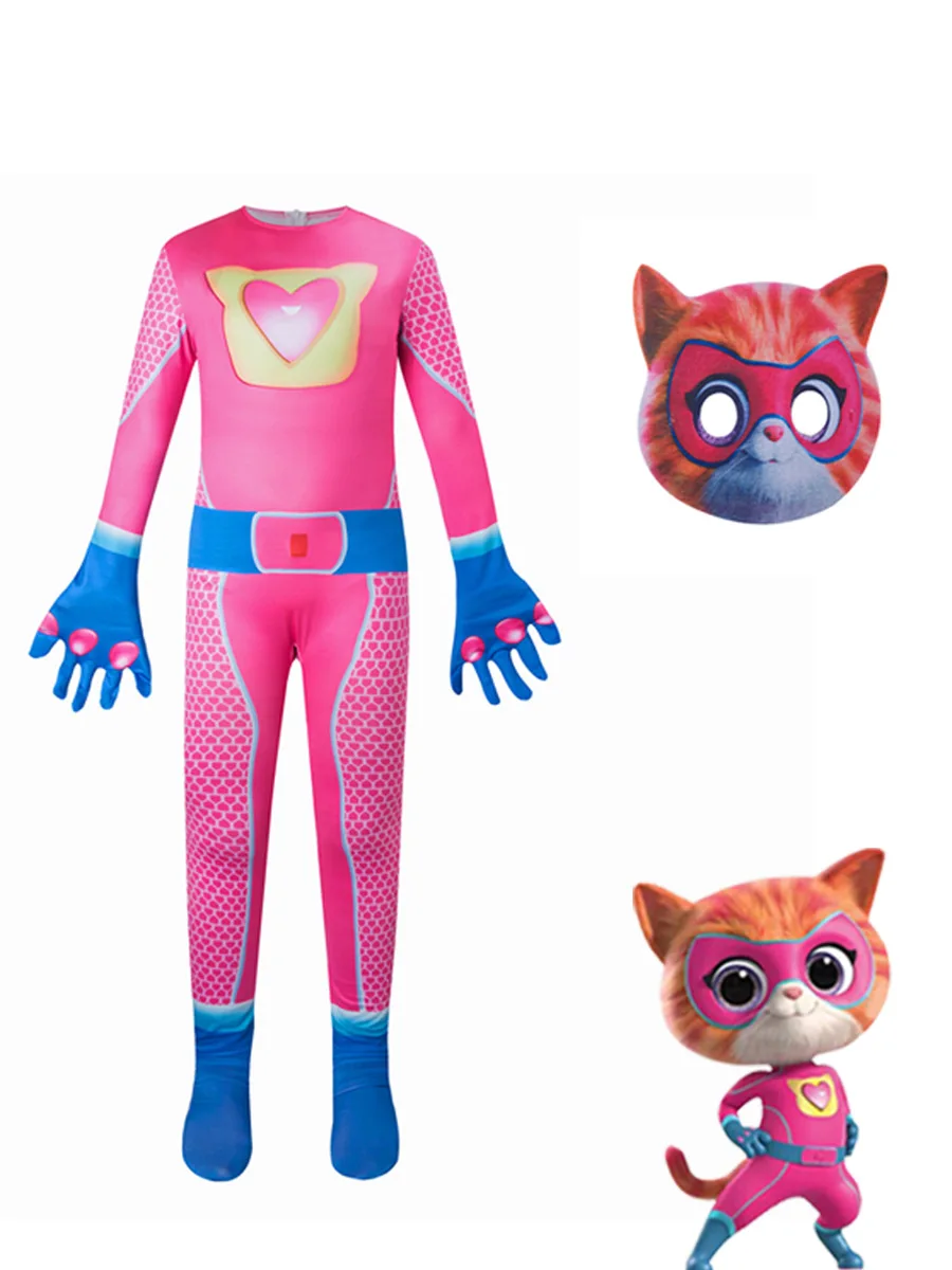 SuperKitties колготки Хэллоуин Детские костюмы для взрослых сценические сценических представлений