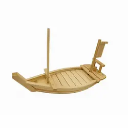 Factory Price Healthy Japanese wooden  Food Sushi wooden  Boat