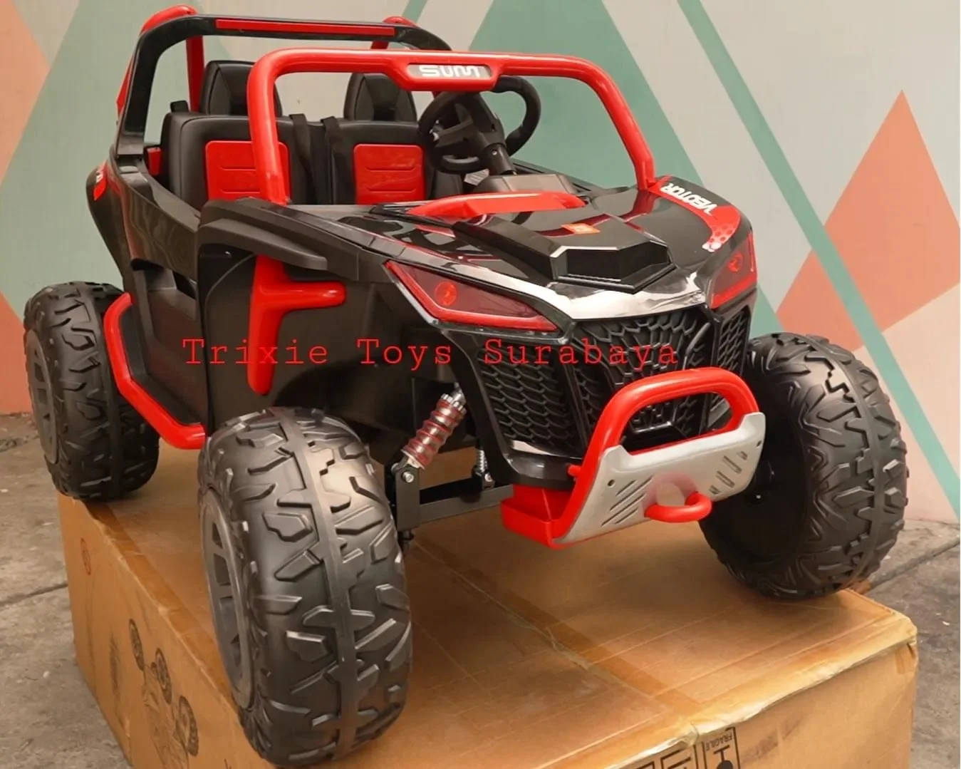 DLS factory new design wholesale 12V 24V 4 wheel drive toy cars children Electric Car ride on big utv kids ride on Cars
