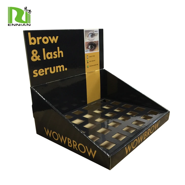 Cardboard Small Counter Top Sample Display Kraft paper displays