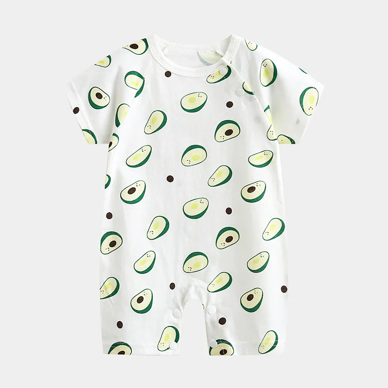 2022 summer cute boys girls 0-3 months rompers baby rompers printed