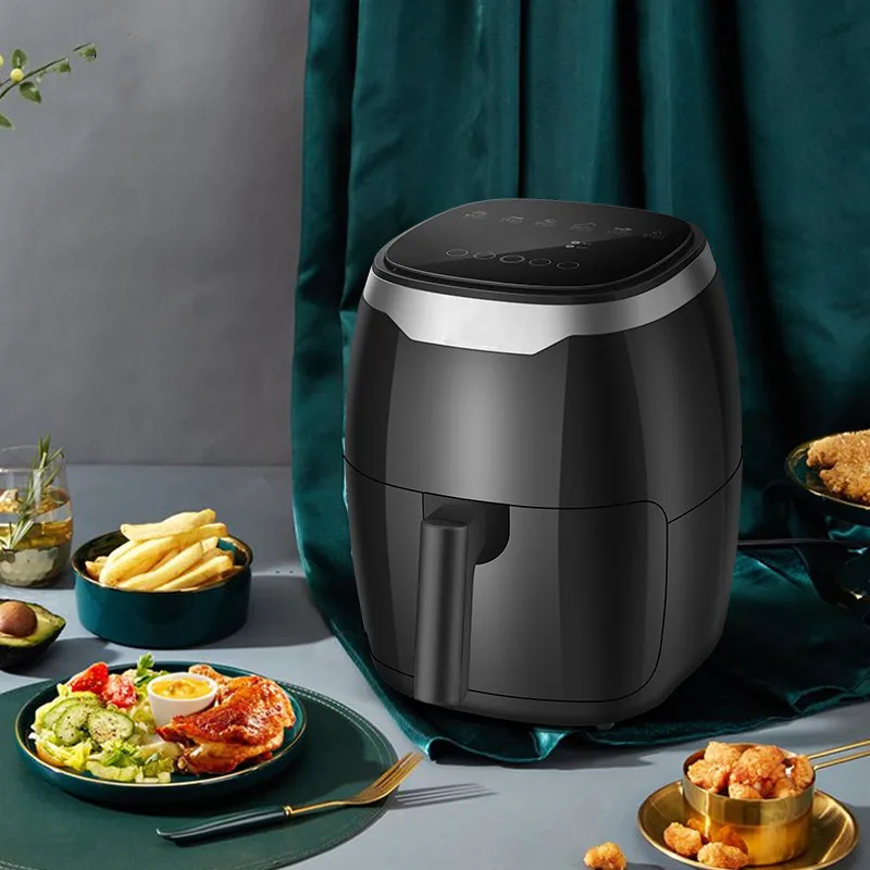  Kitchen Accessories 8L Digital Electric Deep Fryers Air Fryer Household Kitchenware Oil Free