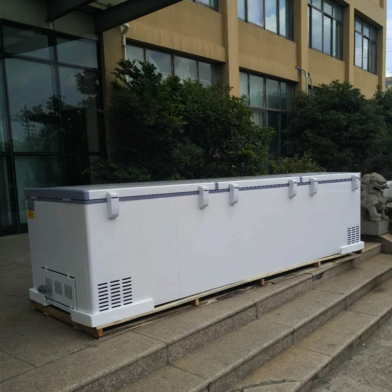 Commercial Single-Temperature Horizontal Freezer Display Chiller 220V Air Cooler Compressor Convenience Store Use