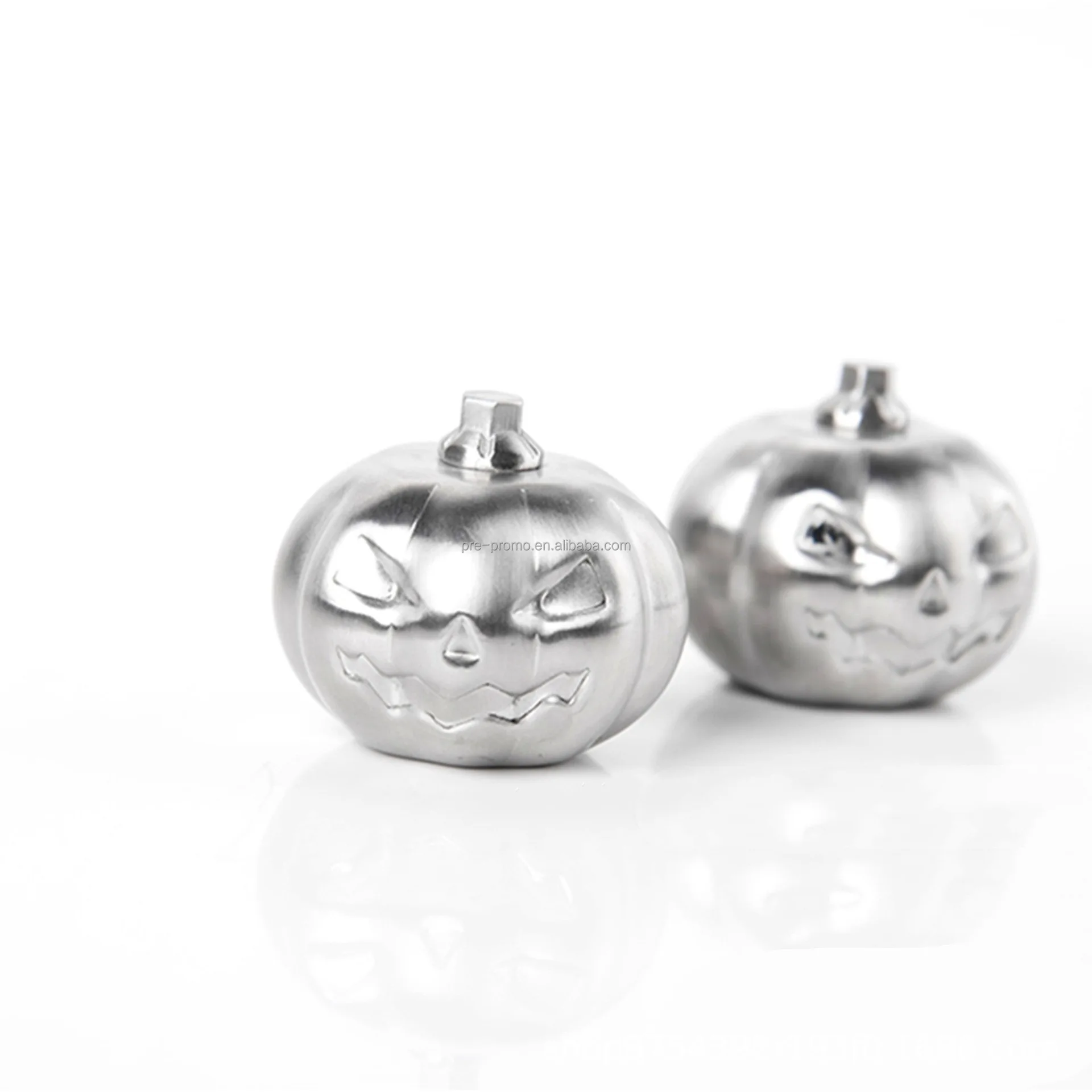 Custom wholesale personalized stainless steel pumpkin ice cube for wine