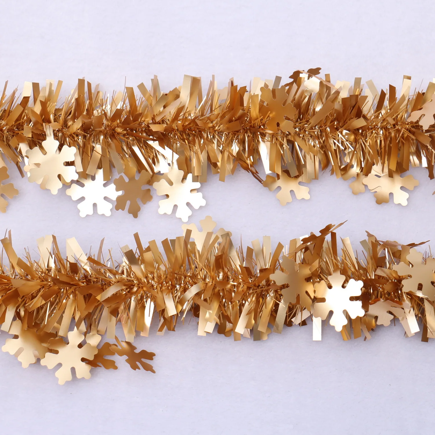 Christmas Ornament PET Tinsel Wreath garland