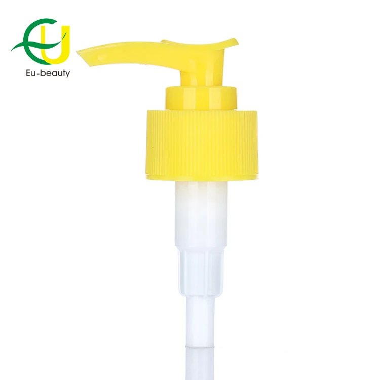 EU-Beauty Factory Direct Sale Plastic yellow green Left-right Lotion Pump For Hand Washing