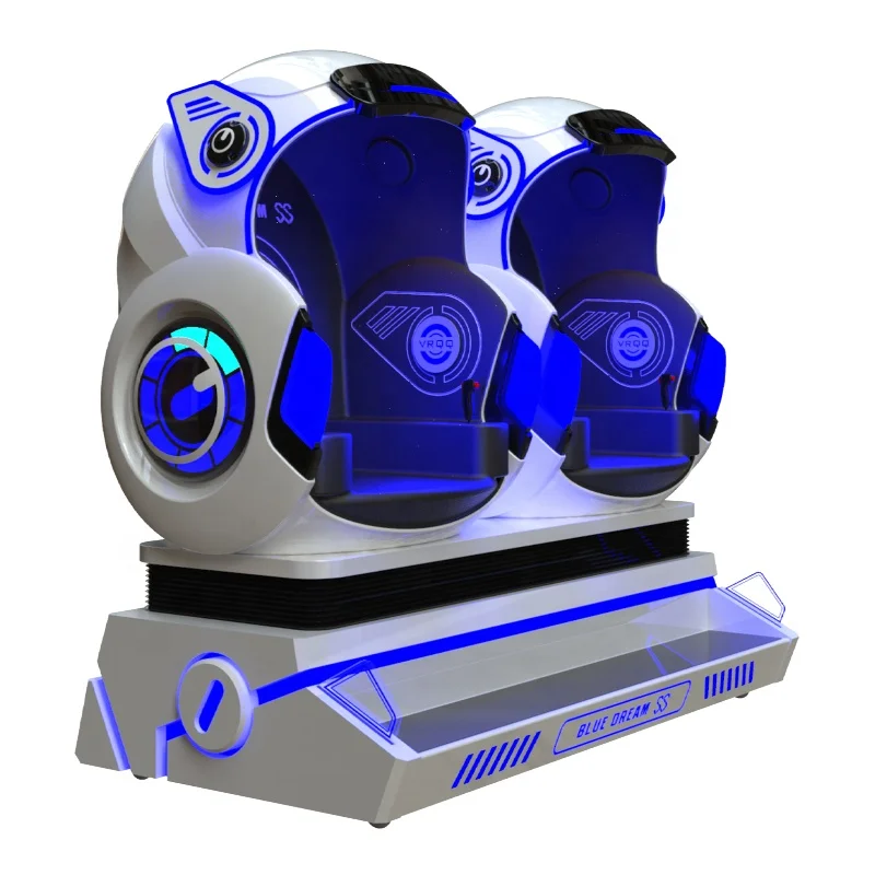 VR Egg Chair Virtual Reality Simulator Double Seat VR Cinema Business Amusement Ride Machine Home Shopping Mall Use