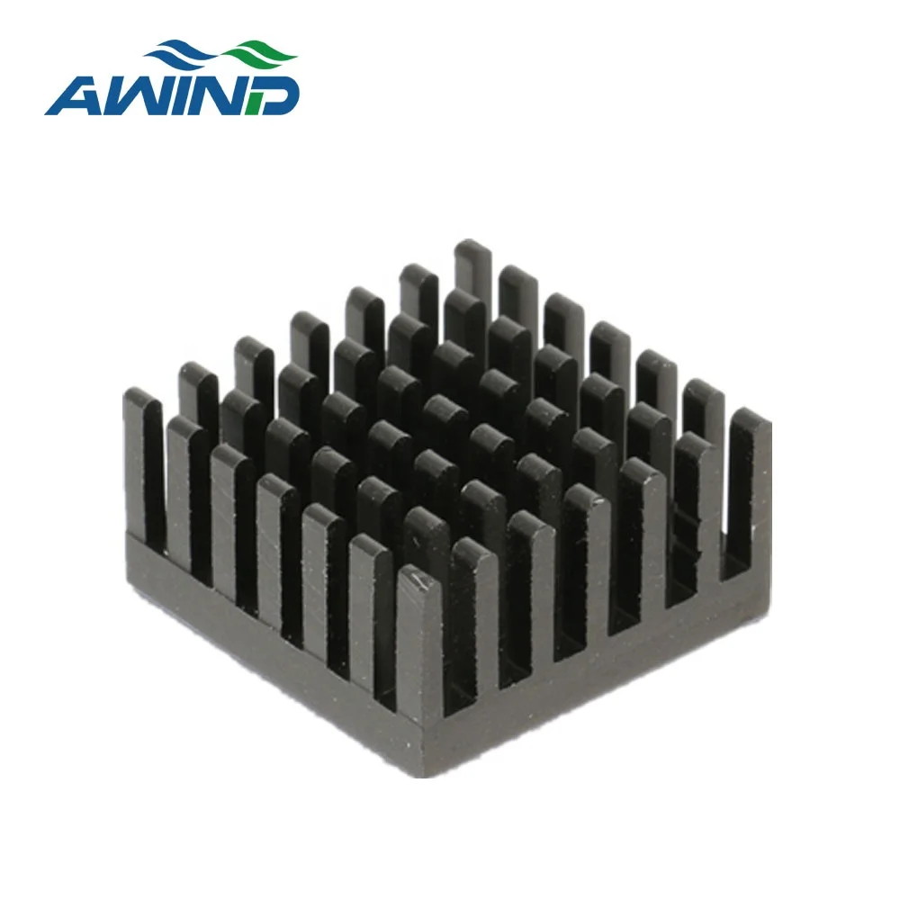 OEM aluimium precision extrusion led strip heatsink industrial light heat sink tube 50x50 for power supply