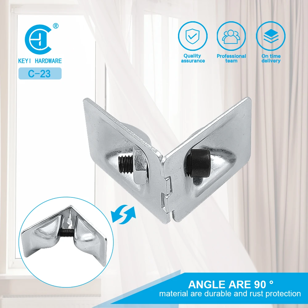 Iraq Market Door Window Accessories C23 Die-cast Aluminium Corner Joint Window Iron Corner Connector for Aluminium Profiles
