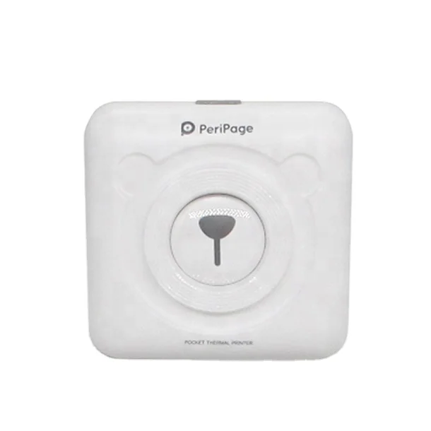 PeriPage A6 Portable Thermal Photo Printer Mini Self-adhesive Label Printer Mobile Phone Bluetooth Ink-free Pocket Printer